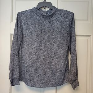 XL Vintage Maycene blouse unique collar